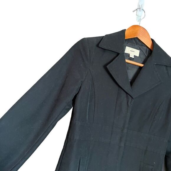 3‎ for $30! Merona black button up coat - Picture 7 of 9